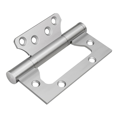VOLUKA 6 Pack NonMortise Door Hinges  Easy to Install 4  3 Stainless Steel Door Hinges  Smooth Movement and Heavy Duty Silver