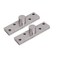 Ranbo Hidden Door Center Hung Pivot Set360 Degree Concealed Rotating Door Pivot Hinge Stainless Steel Brushed Finish Hardware 2 pcs 95 x 19 mm