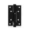 Ranbo stainless steel heavy duty spring loaded door butt hingeautomatic closingsoft closeradjustable tensionsupport buffer gate 5 X 3 inch brushed chromePack of 2 thickness 29 mm black