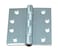 Hinge Outlet Commercial Grade Ball Bearing Door Hinge 4 Inch Square Full Mortise Stainless Steel 2 Pack Highly Rust Resistant