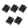Tulead ABS Nylon Hinges Door Hinge Black Gate Hinges Adjustable Self Closing Hinge Pack of 5