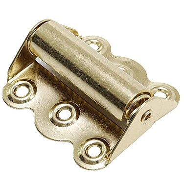 Litepak Screen Door Hinge Professional Grade Hardware SelfClosing Easy Install 2 Pack Polished Brass