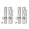 BNYZWOT Stainless Steel 360 Degree Door Pivot Hinge 2 Sets 75x18x3mm 295 x 07 x 07