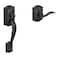SCHLAGE FE285 622 Acc CAM LH Lower Half Handleset Camelot Interior Trim Matte Black