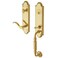 Baldwin 85350003Rent Manchester Handleset Polished Brass
