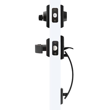 AMG and Enchante Accessories Complete Exterior Keyed Entrance Door Lock Handleset LEVER