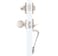 AMG and Enchante Accessories Complete Exterior Keyed Entrance Handleset Lock Door BALL