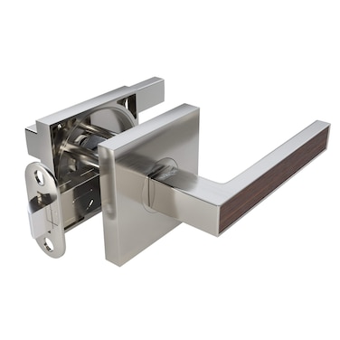 TITANTON 1705  Modern Door Handles Door Levers Set in Satin Nickel Finish  Passage No Lock