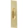 National Hardware V1984 312by15Inch Pull Plate Brass