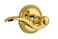 Grandeur Newport Rosette with Left Handed Bellagio Lever Passage  2375 Lifetime Brass