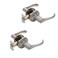 Dynasty Hardware VAI00US15 Vail Front Door Entry Lever Lockset Satin Nickel  2 Pack  Keyed Alike