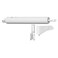 National Hardware N100033 V1335 WHT MD DR Closer 0 White