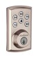 Kwikset 98880004 SmartCode 888 Smart Lock Touchpad Electronic Deadbolt Door Lock with ZWave Plus Featuring SmartKey Security in Satin Nickel Medium