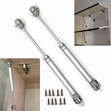 Gas Spring Gas Strut Gas Shocks Soft Close Hinges Toy Box Hinges Lift Supports Lid Support Kitchen Cabinet Hinges Hydraulic Support Door Cabinet Hinge Spring Pressure120N26lb12KG2 Pack