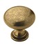Amerock  Cabinet Knob  Burnished Brass  114 inch 32 mm Diameter  Edona  1 Pack  Drawer Knob  Cabinet Hardware