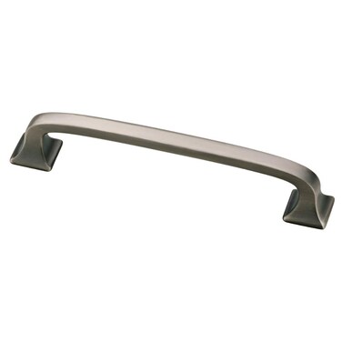 Franklin Brass P29613904C 4 102mm Pull with Square Feet 4 inch1 Piece Heirloom Silver
