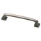 Franklin Brass P29613904C 4 102mm Pull with Square Feet 4 inch1 Piece Heirloom Silver