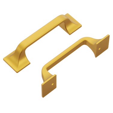 Hickory Hardware H076700BGB Forge Collection Pull 3 Inch Center to Center Brushed Golden Brass