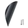 LICTOP 10 Pack Flat Black Modern Kitchen Cabinet Finger Drawer Pull 125 Inch 32mm Hole Centers