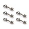 FarBoat 5Pcs Dresser Pull Handles Key Shape Decorative Knobs Antique Zinc Alloy for Door Furniture Wardrobe Drawer Dresser Cupboard with Screws Bronze Hole Center 58mm23inch