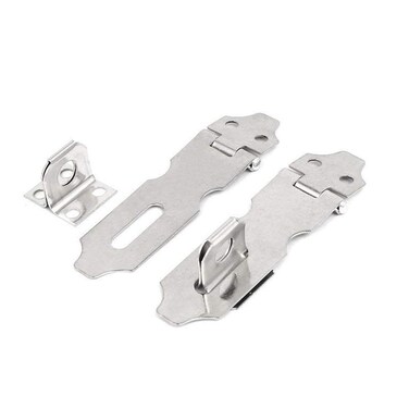 HL Electronic Business 20Pcs Stainless Steel 56mm Length Safety Padlock Door Latch Lock Hasp Staples