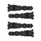 Adonai HardwareAbez Black Antique Iron Cabinet Hinge Black Powder Coated Supplied as 4 Pieces per Pack