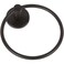 Delaney Hardware 598504 towelrings 900 Series Black