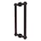 Allied Brass 404T12BB Contemporary 12 Inch Back Twisted Accent Shower Door Pull Antique Bronze