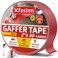 XFasten Red Gaffers Tape 2 Inch x 30 Yards No Residue Tape Pro Gaff Tape for Cable NonReflective Matte Finish Gaffer Tape Heavy Duty Cord Tape Ideal Partner for Black Gaffers Tape