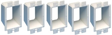 Arlington BE15 Electrical Outlet Box Extender 1Gang White 5Pack
