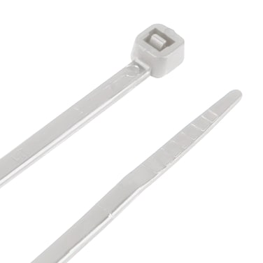 Performance Tool W2913 100 Pcs 12Inch White Cable Ties with 50 Lbs Tensile Strength in Resealable Bag