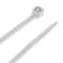 Performance Tool W2913 100 Pcs 12Inch White Cable Ties with 50 Lbs Tensile Strength in Resealable Bag