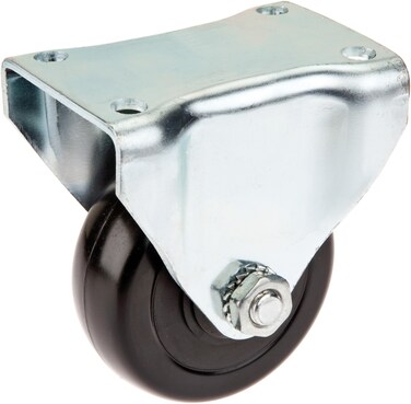 Steelex D4174 3 Hard Rubber Fixed Caster fits SHOP FOX D2260AD2057A Mobile Bases