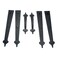 Household Essentials Garage Handle and Hinge Magnets  Decorative Magnetic Hardware Steel Doors Easy Installation Durable  Weatherproof Set of 6