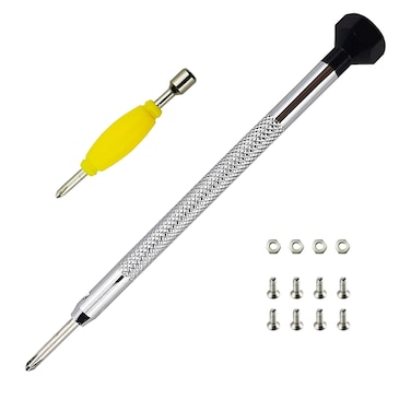 WDTMEEZU Professional Fingerboard Tool Kit Finger Skateboard Tool Fingerboard Screw Driver Fingerboard Nut Driver Fingerboard Screws and Nuts kit Finger Toy Tool