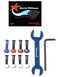 Diamond Supply Co Stevie Williams Pro Skateboard Tool Kit  0875 Inch  RedWhiteBlue