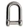 Extreme Max 30068393 Stainless Steel D Shackle with NoSnag Pin 14