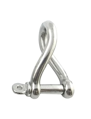 Stainless Steel 316 Twist Shackle 14 6mm Marine Grade
