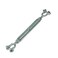 Hot Dipped Galvanized Steel Jaw and Jaw Turnbuckle 4000 lbs Working Load Limit 58 Threaded Diameter x 18  Durable Weather Resistant Turnbuckle Silver CA002