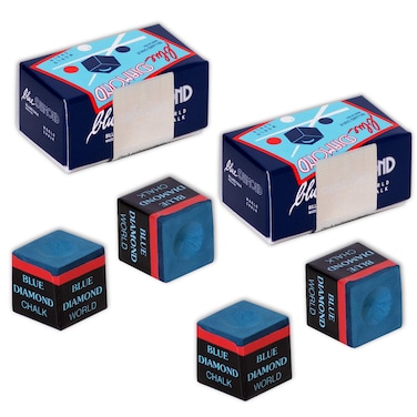 Longoni Blue Diamond Billiard Chalk  4 pcs