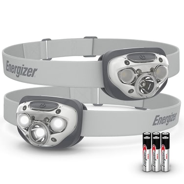 ENERGIZER LED Headlamp Flashlight HighPerformance Head Light For Outdoors Camping Running Storm Survival Batteries Included