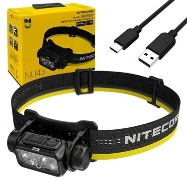 Nitecore NU43 Lighweight Rechargeable headlamp  1400 Lumens