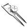 Blue Tees Golf  6 in One Divot Repair Tool  Silver