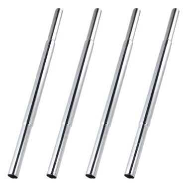 MingQiEven 4 Pieces Golf Club Shaft Extensions 058 Inch Steel Suitable for Iron and Wood Clubs Essential Repair and Upgrade Kit
