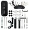 Epessa Bike Tools Bag with Bike Repair Tool Kits Includs Emergency Chain Repair Tool Set Multi Screw Tool Set GlueLess Tire Patch Repair Tool SetMini Pump Tool Set