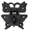 Adonai Hardware 31 InchShiza Antique Cast Iron Hasp and Staple for Trunks and Jewellery Boxes  Matte Black Powder Coated