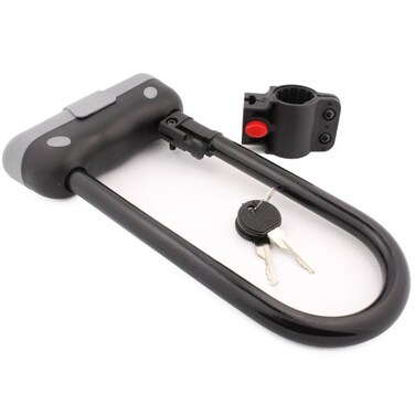 Tuff Bro Heavy Duty 14mm U Bar Bike Lock Antitheft Bicycle U Lock with Mount Bracket  2 Keys