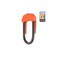 Hiplok Unisexs DX D Bicycle Lock Orange 14 mm x 15 x 85 cm