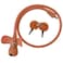 WOOQOTT Bike Cable LockCable Lock with KeysSilicone Covered Bike Lock Kids Cable Lock Cartoon Lock2 Feet Lock for BikeDoorSkateboardHelmet and More Brown Large