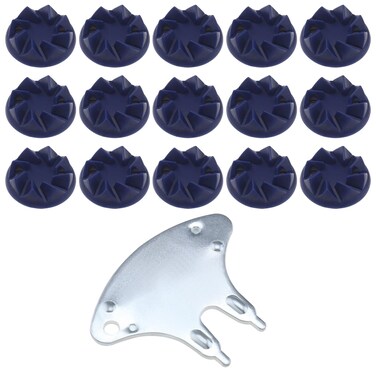 The Lord of the Tools 22PCS Screwin Cricket Spikes with Spanner Blue Cricket Cleat Set Replacement Suitable for Most Sneakers and Balls 22  10mm